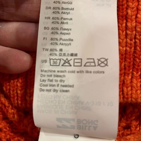 Billabong Open-Weave Surplice Sweater  - Picture 8 of 8